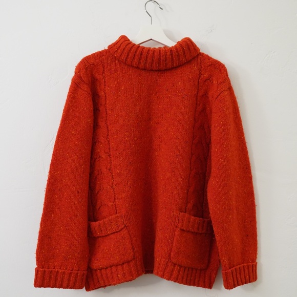 Vintage Sweaters - VINTAGE WOOL TURTLENECK SWEATER
